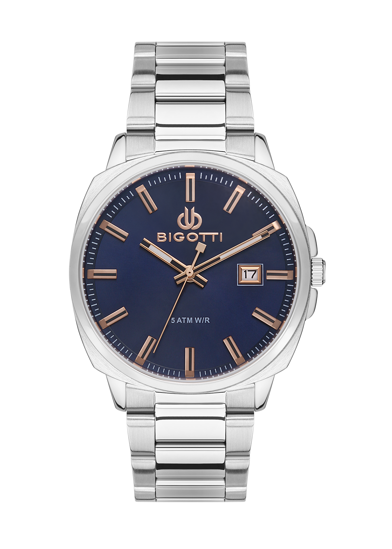 BIGOTTI MILANO MENS STAINLESS STEEL STRAP WATCH – BG.1.10483-3