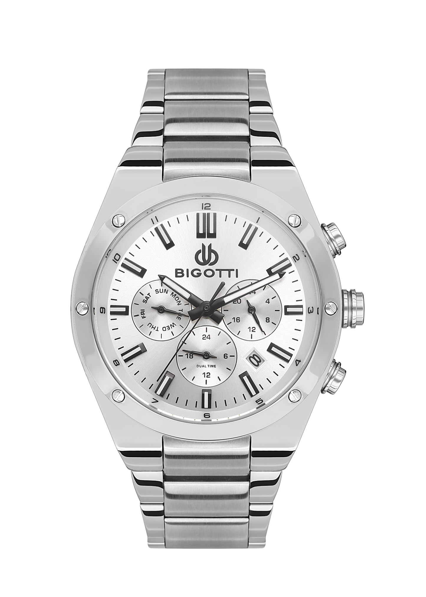 BIGOTTI MILANO MENS STAINLESS STEEL STRAP WATCH – BG.1.10511-1
