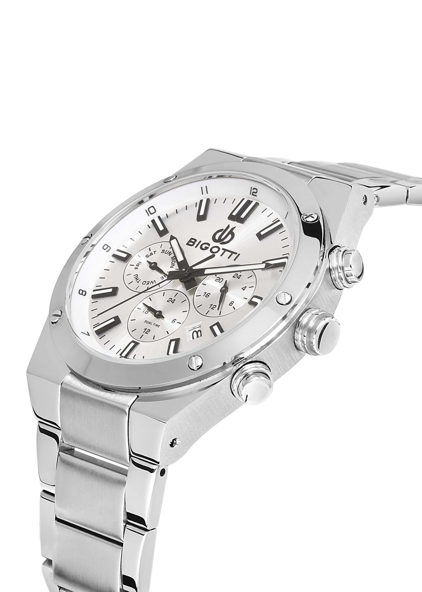 BIGOTTI MILANO MENS STAINLESS STEEL STRAP WATCH – BG.1.10511-1