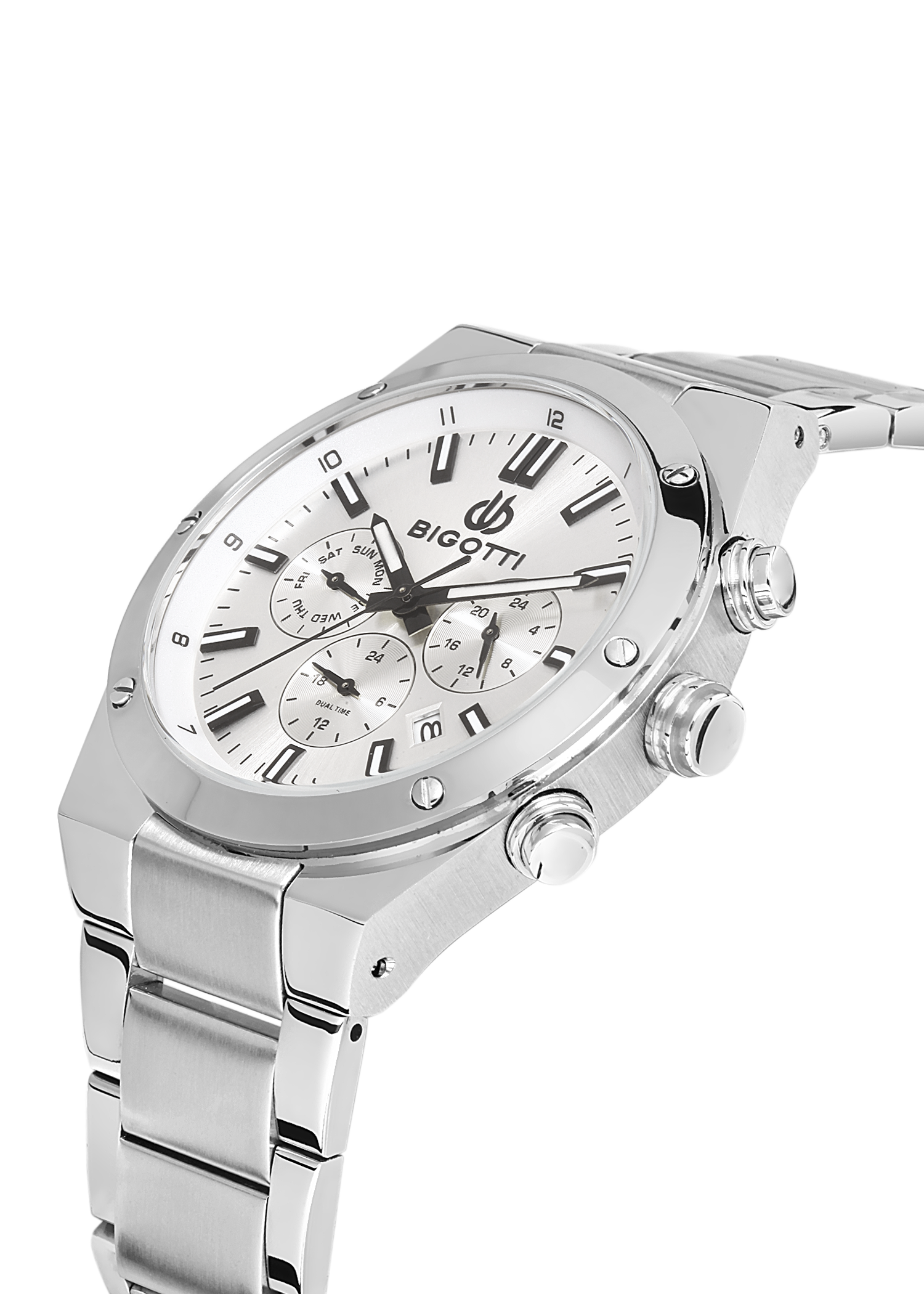 BIGOTTI MILANO MENS STAINLESS STEEL STRAP WATCH – BG.1.10511-1