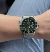 Omega Seamaster Diver 300M Master Chronometer Dressed in Green