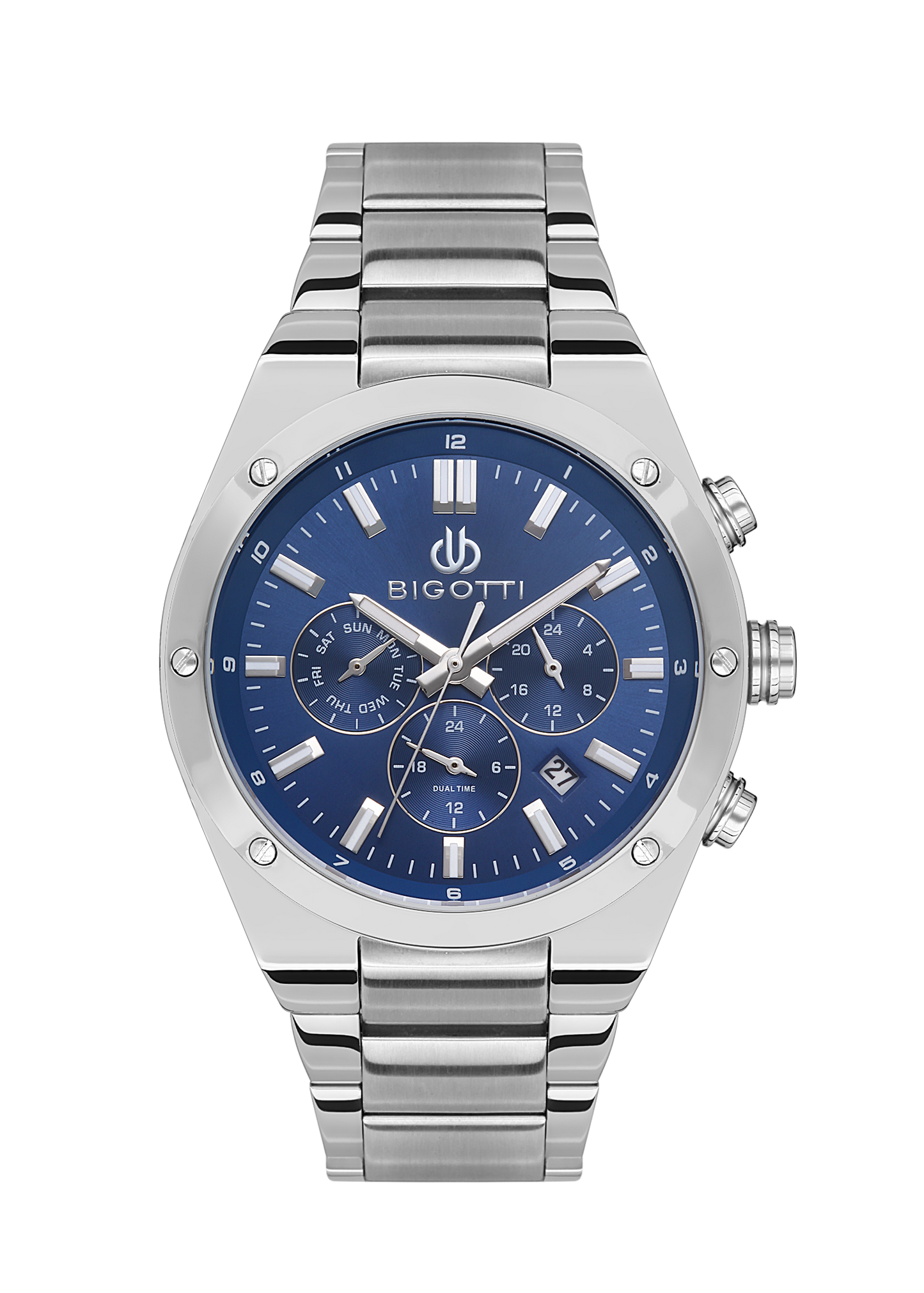 BIGOTTI MILANO MENS STAINLESS STEEL STRAP WATCH – BG.1.10511-3