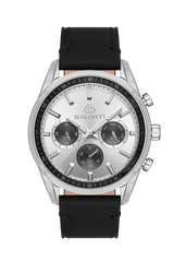 BIGOTTI MILANO MENS LEATHER STRAP WATCH- BG.1.10490-1