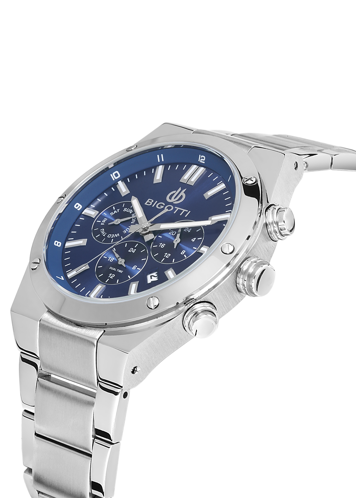 BIGOTTI MILANO MENS STAINLESS STEEL STRAP WATCH – BG.1.10511-3