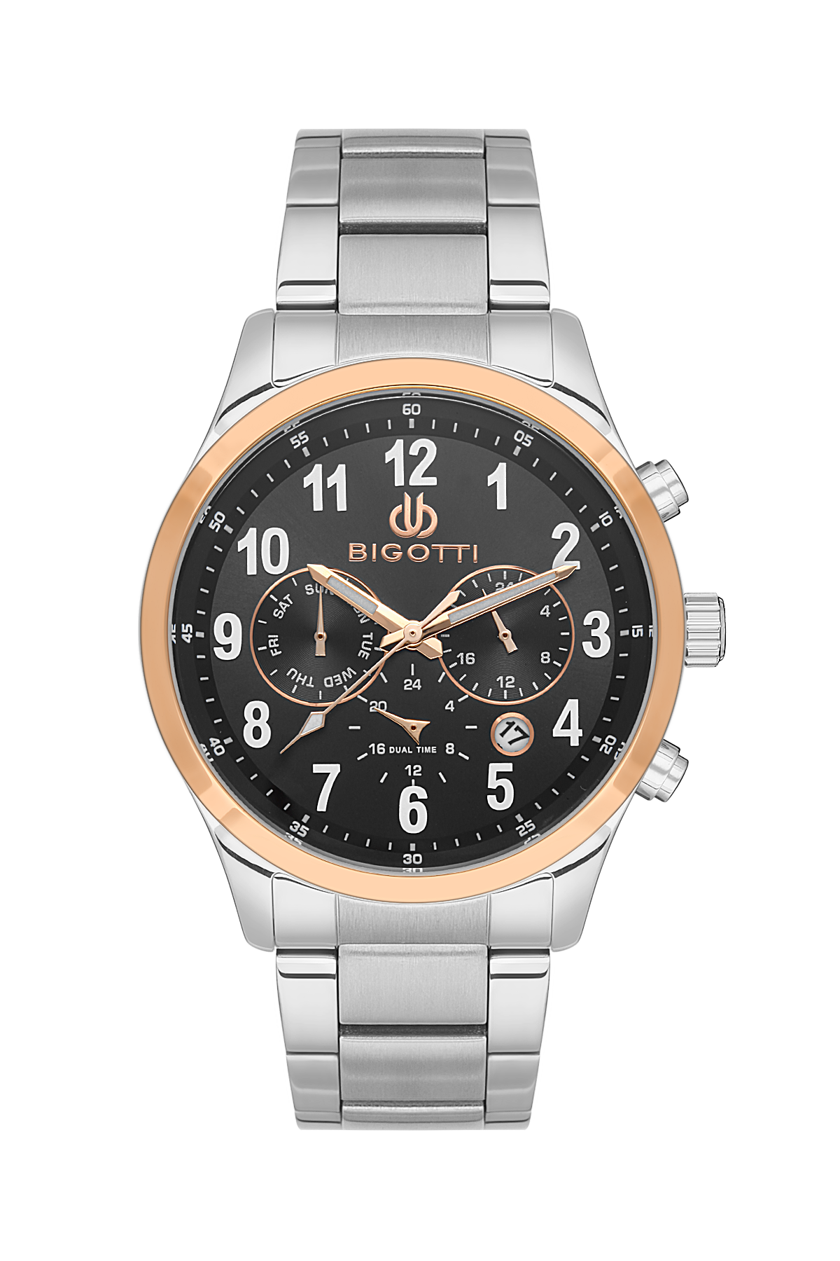 BIGOTTI MILANO MENS STAINLESS STEEL STRAP WATCH – BG.1.10508-5