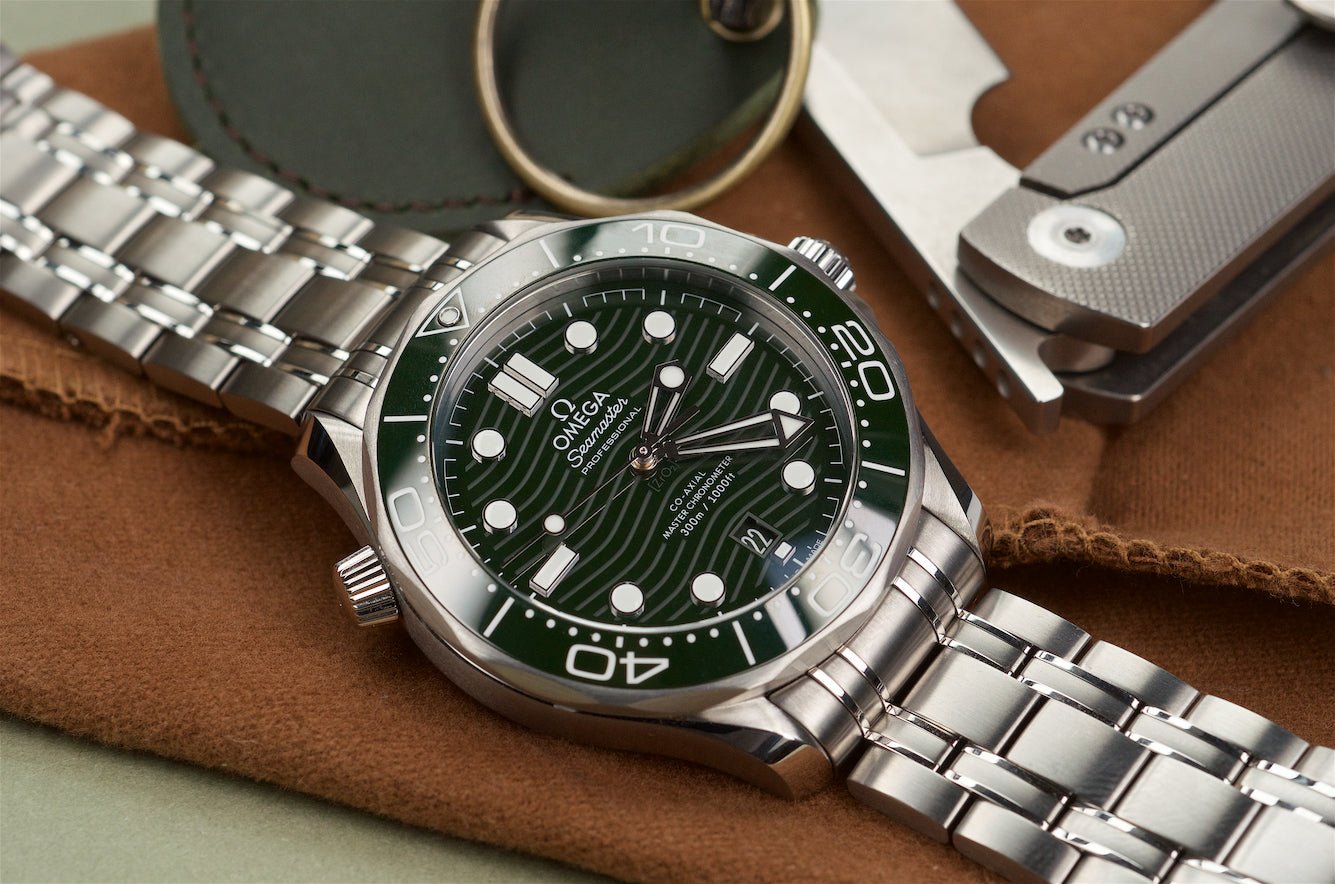 Omega Seamaster Diver 300M Master Chronometer Dressed in Green