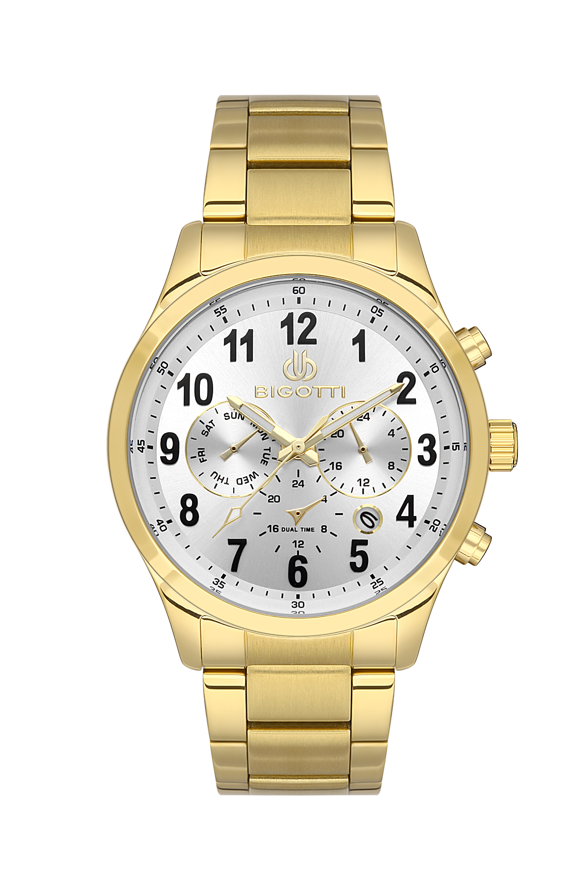 BIGOTTI MILANO MENS STAINLESS STEEL STRAP WATCH – BG.1.10508-4
