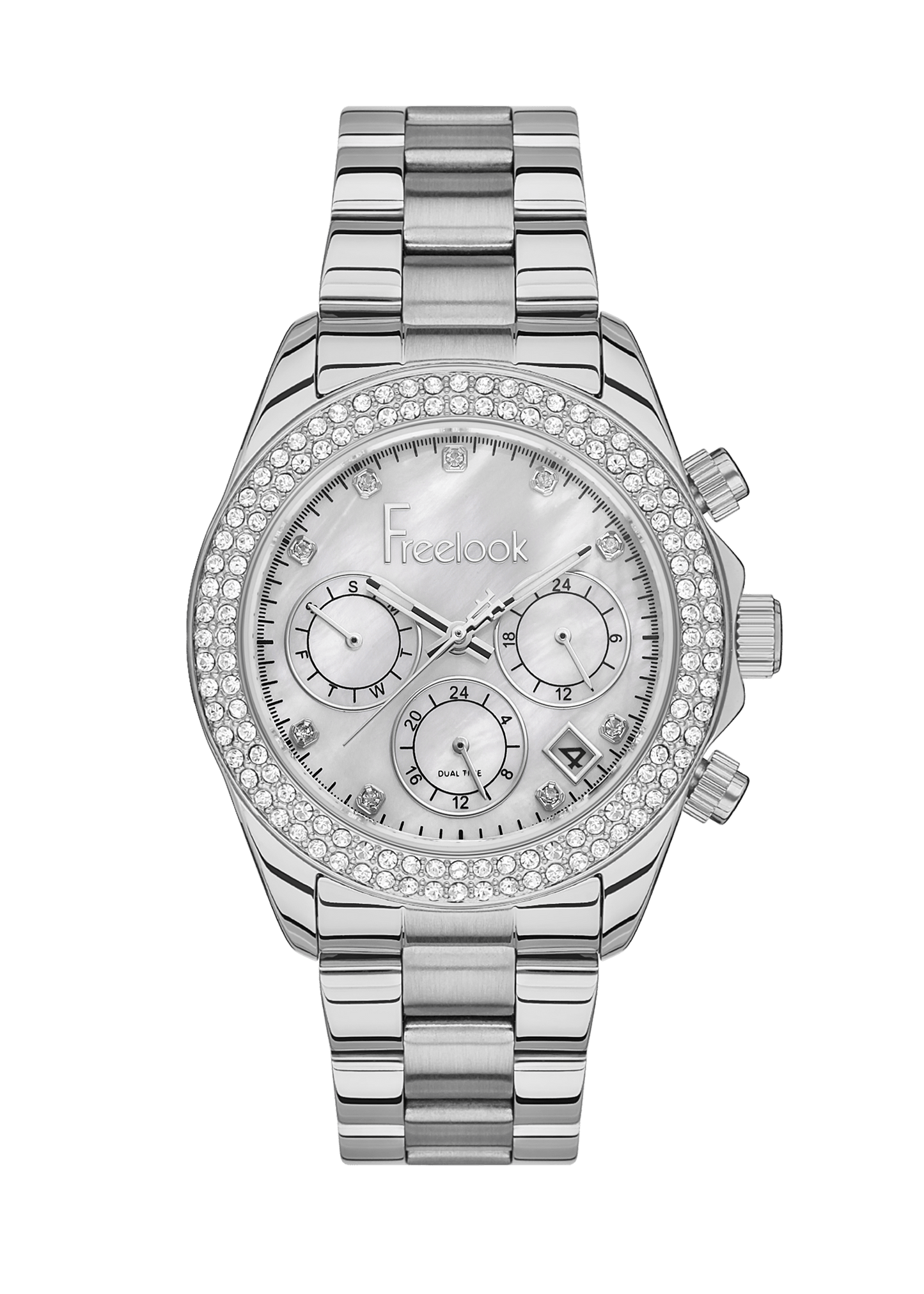 FREELOOK CHARMANT WOMENS STAINLESS STEEL STRAP WATCH – FL.1.10408-1