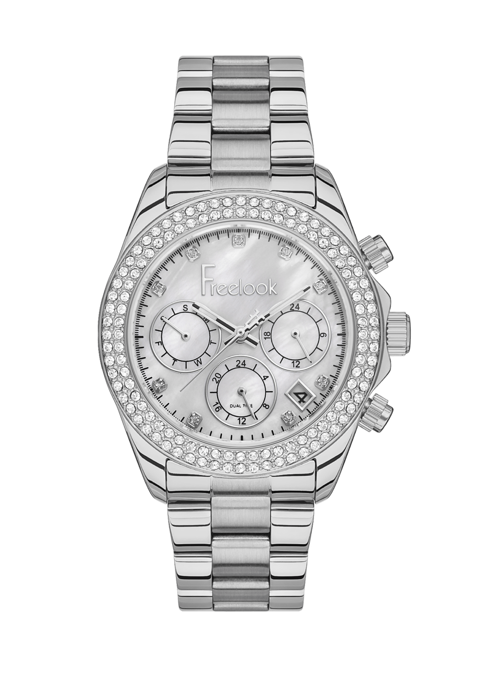FREELOOK CHARMANT WOMENS STAINLESS STEEL STRAP WATCH – FL.1.10408-1