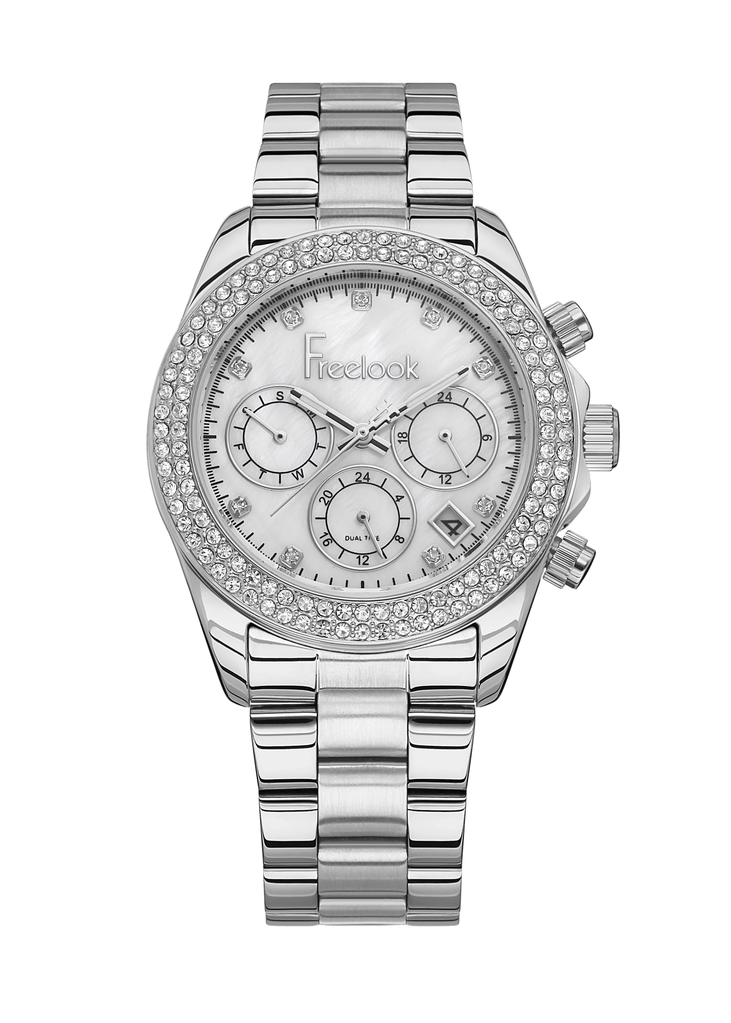 FREELOOK CHARMANT WOMENS STAINLESS STEEL STRAP WATCH – FL.1.10408-1