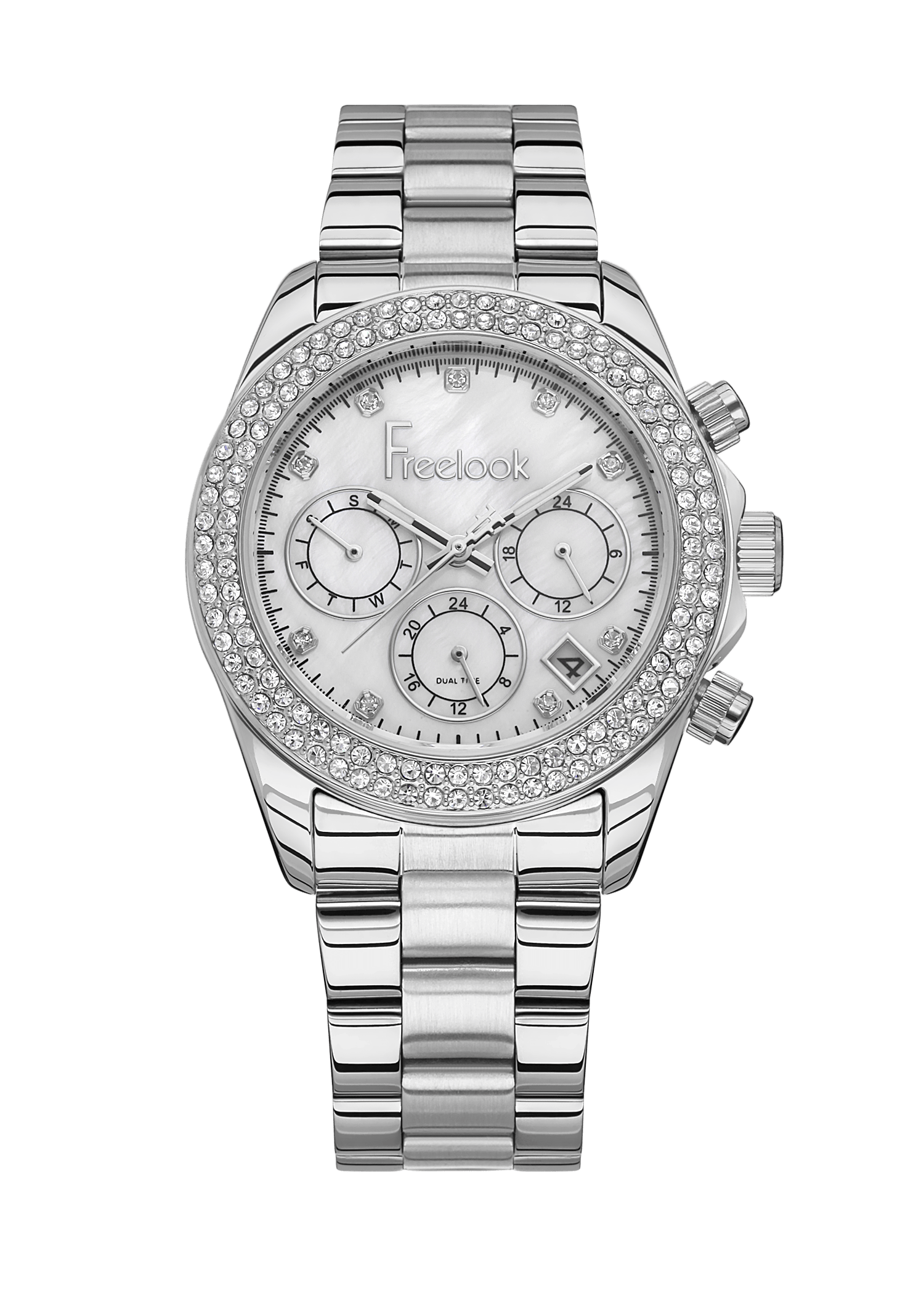 FREELOOK CHARMANT WOMENS STAINLESS STEEL STRAP WATCH – FL.1.10408-1