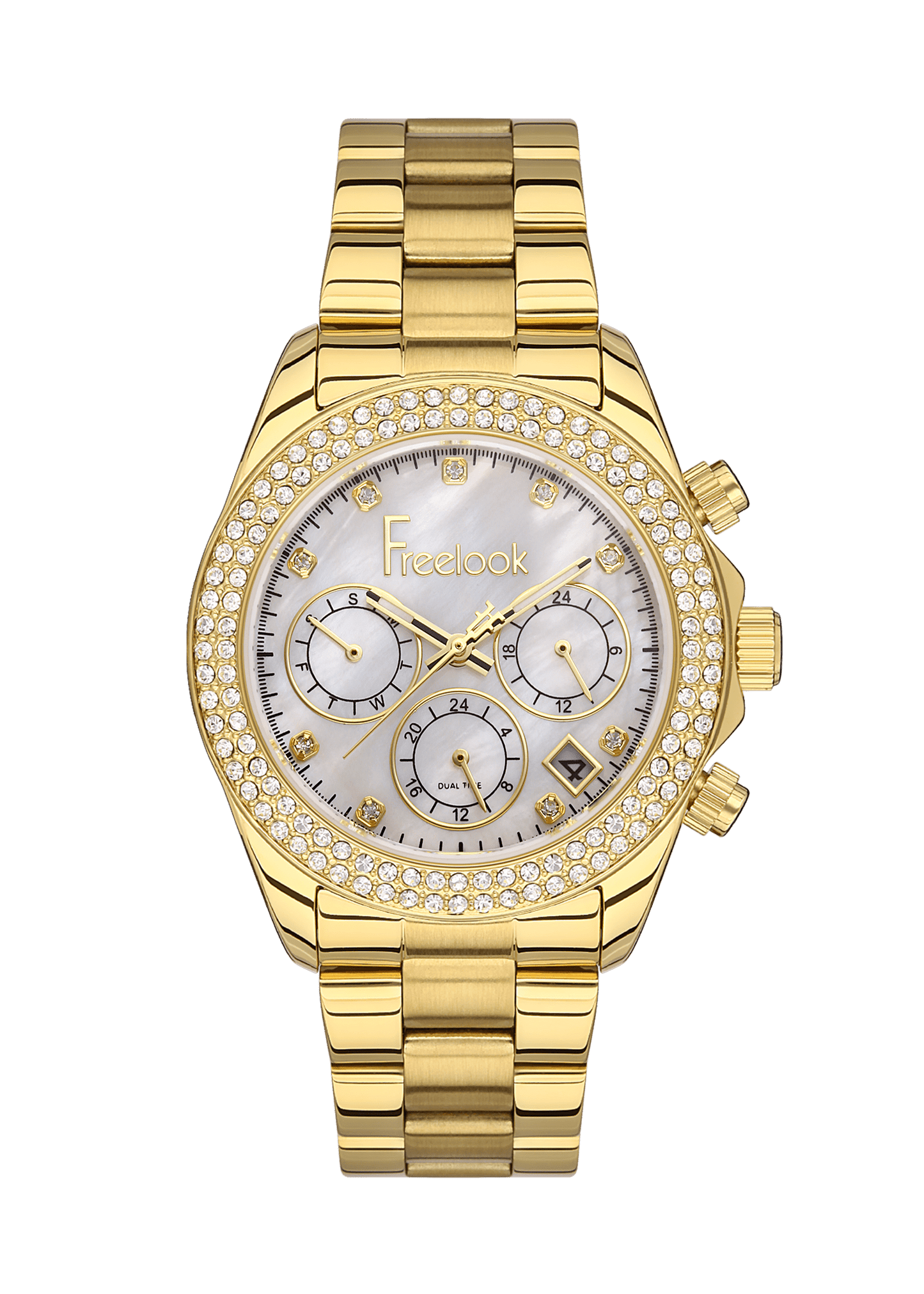 FREELOOK CHARMANT WOMENS STAINLESS STEEL STRAP WATCH – FL.1.10408-3
