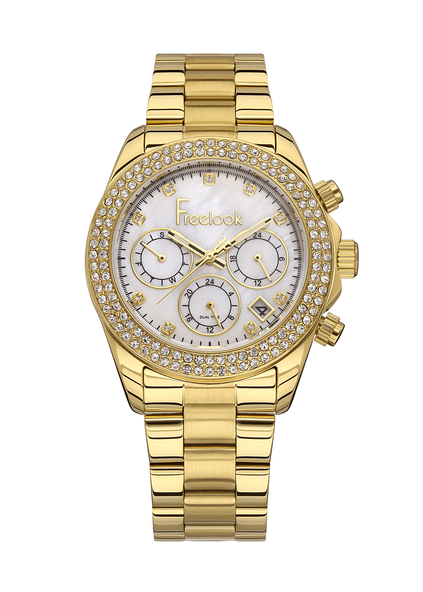 FREELOOK CHARMANT WOMENS STAINLESS STEEL STRAP WATCH – FL.1.10408-3