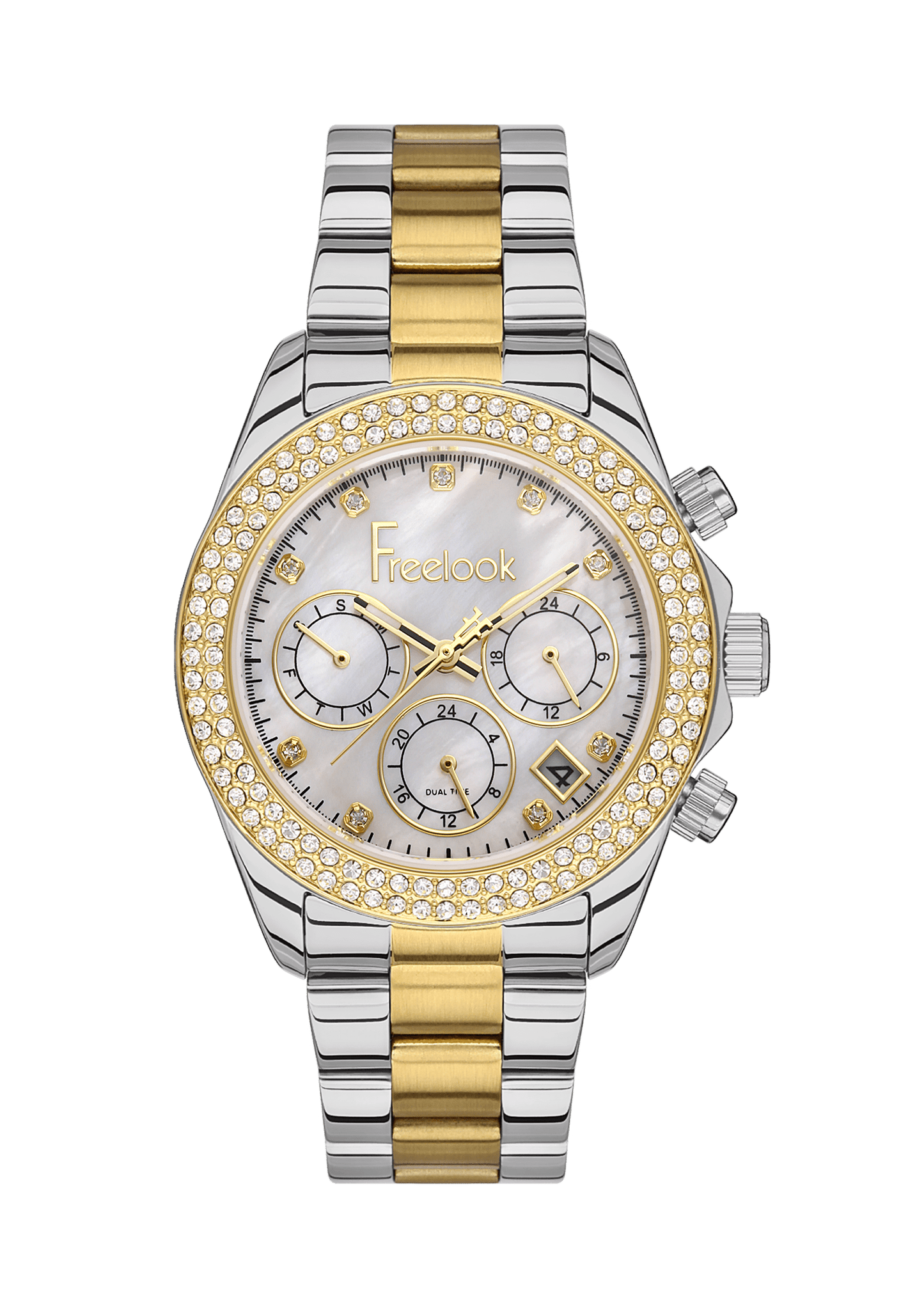 FREELOOK CHARMANT WOMENS STAINLESS STEEL STRAP WATCH – FL.1.10408-4