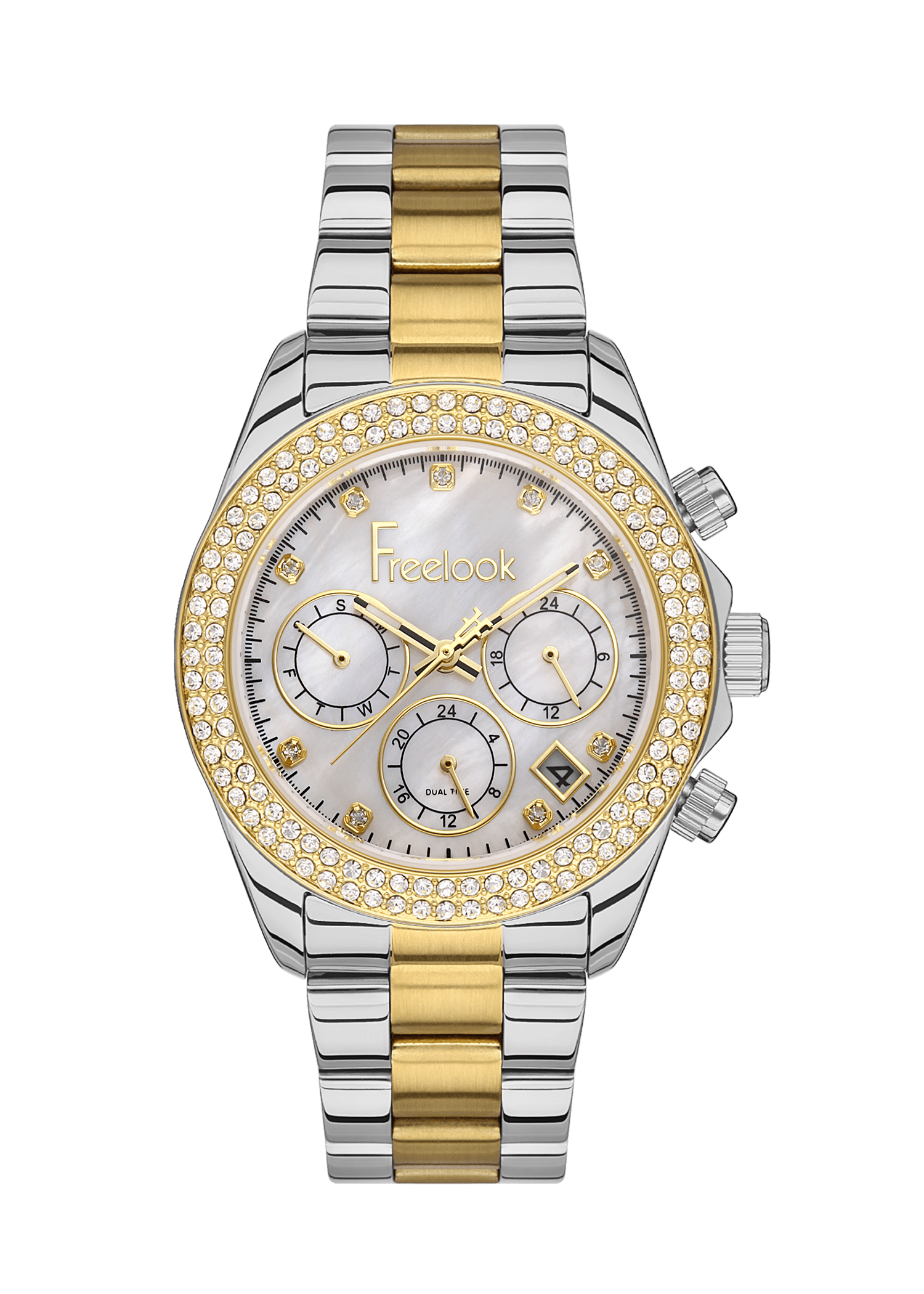 FREELOOK CHARMANT WOMENS STAINLESS STEEL STRAP WATCH – FL.1.10408-4