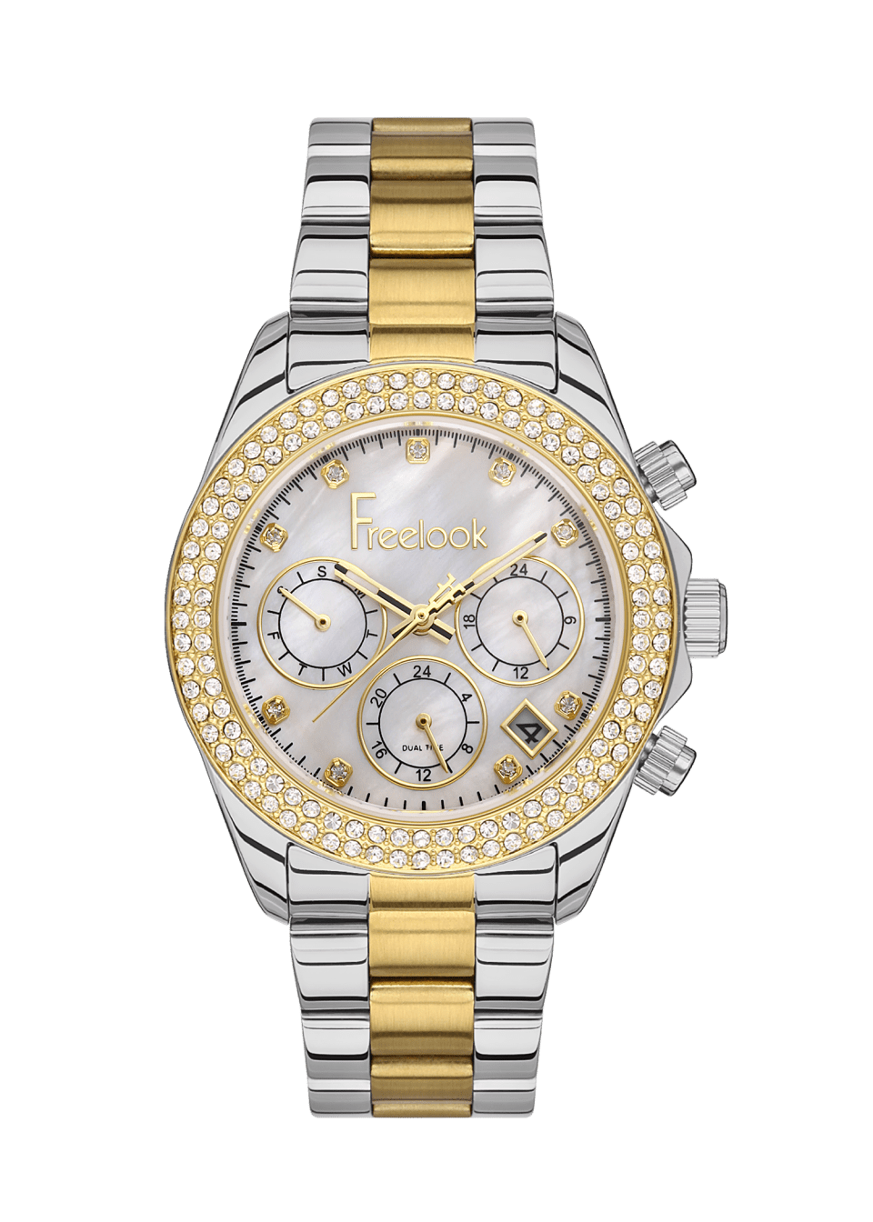 FREELOOK CHARMANT WOMENS STAINLESS STEEL STRAP WATCH – FL.1.10408-4
