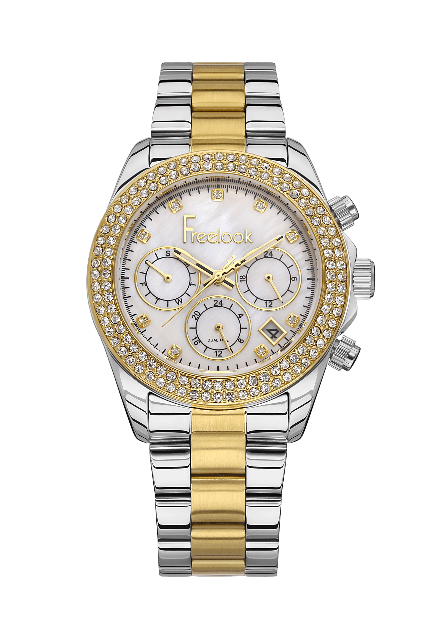 FREELOOK CHARMANT WOMENS STAINLESS STEEL STRAP WATCH – FL.1.10408-4
