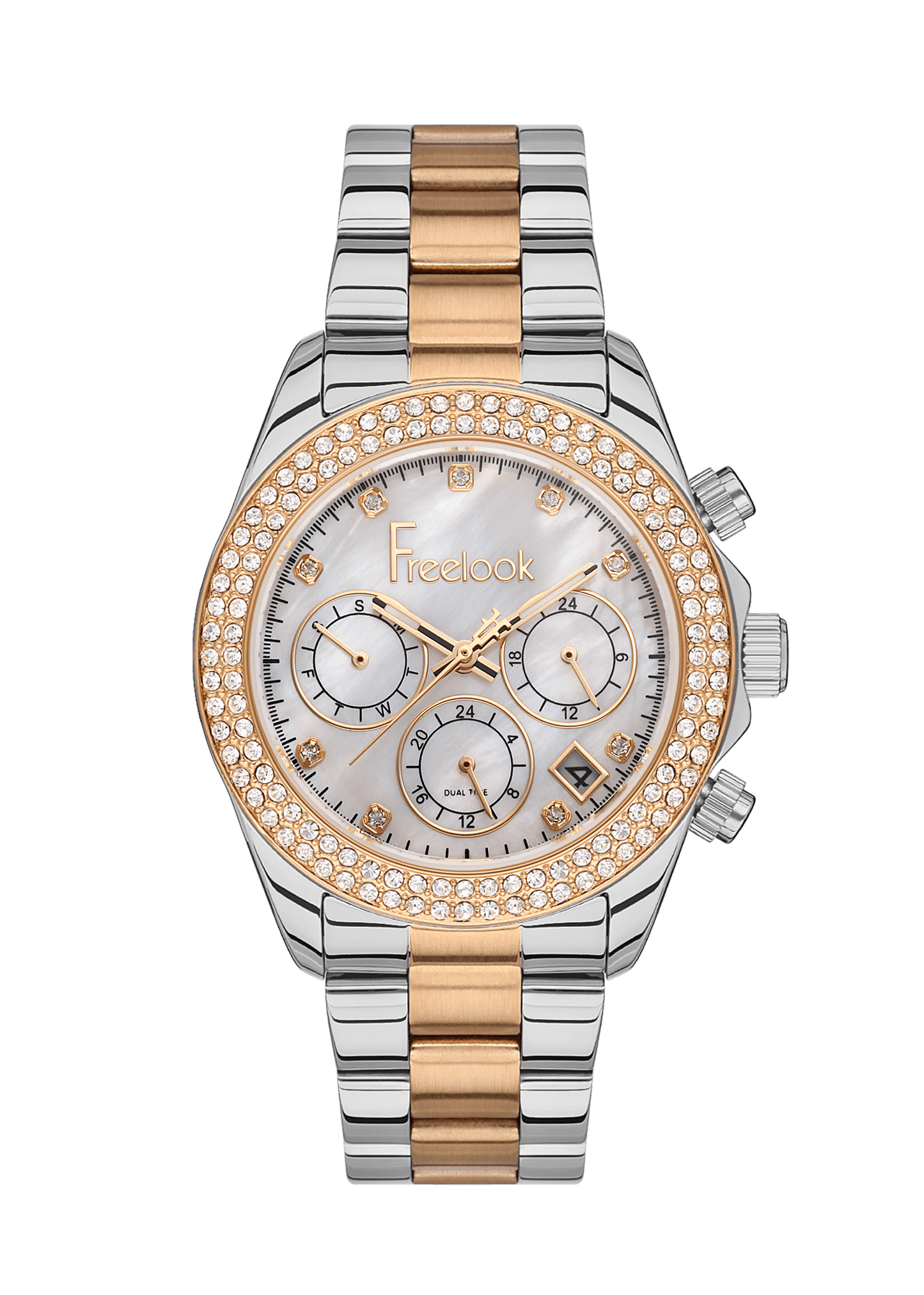 FREELOOK CHARMANT WOMENS STAINLESS STEEL STRAP WATCH – FL.1.10408-5