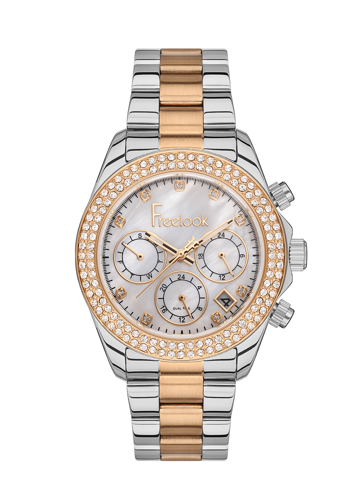 FREELOOK CHARMANT WOMENS STAINLESS STEEL STRAP WATCH – FL.1.10408-5