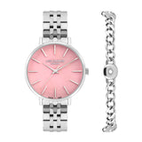 LEE COOPER Women’s Analog Pink Mop Dial Watch – LC07857.380