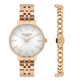 LEE COOPER Women’s Analog White Mop Dial Watch – LC07857.420