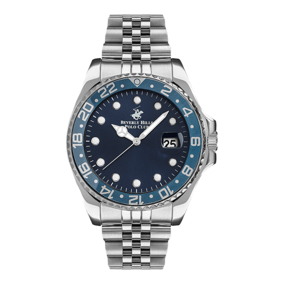 BEVERLY HILLS POLO CLUB Men’s Analog Dark Blue Dial Watch – BP3126X.390