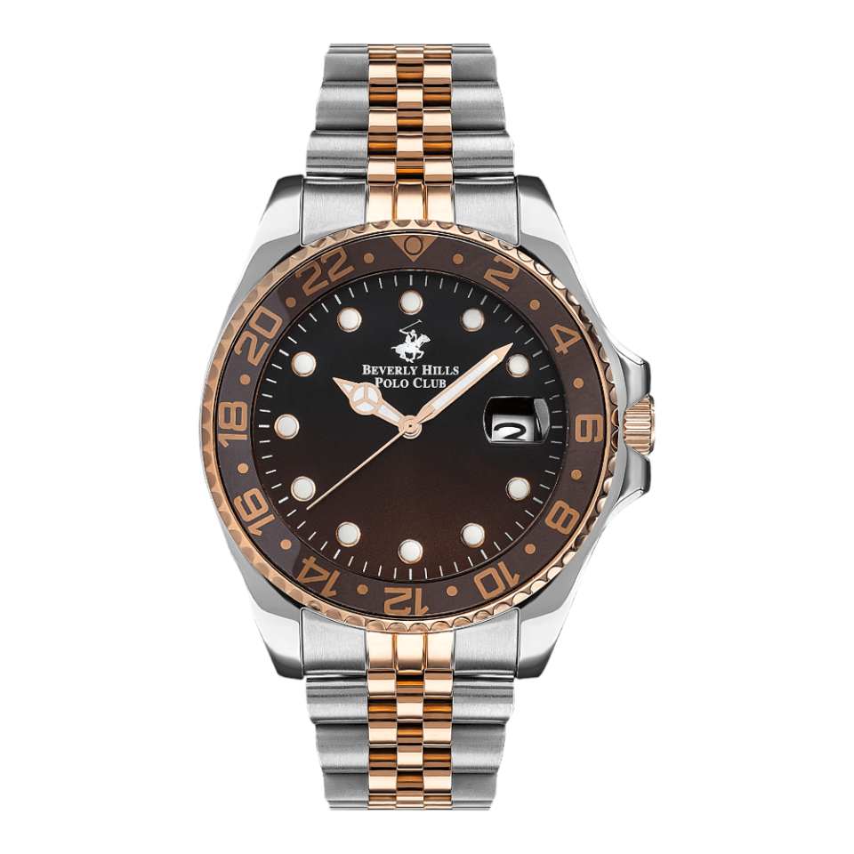 BEVERLY HILLS POLO CLUB Men’s Analog Brown Dial Watch – BP3126X.540