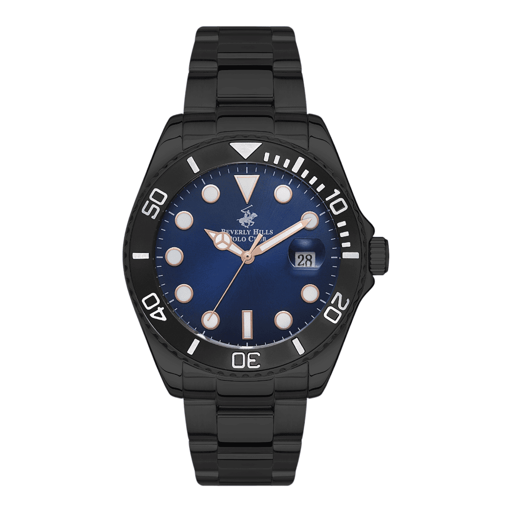 BEVERLY HILLS POLO CLUB Men’s Analog Dark Blue Dial Watch – BP3328X.690