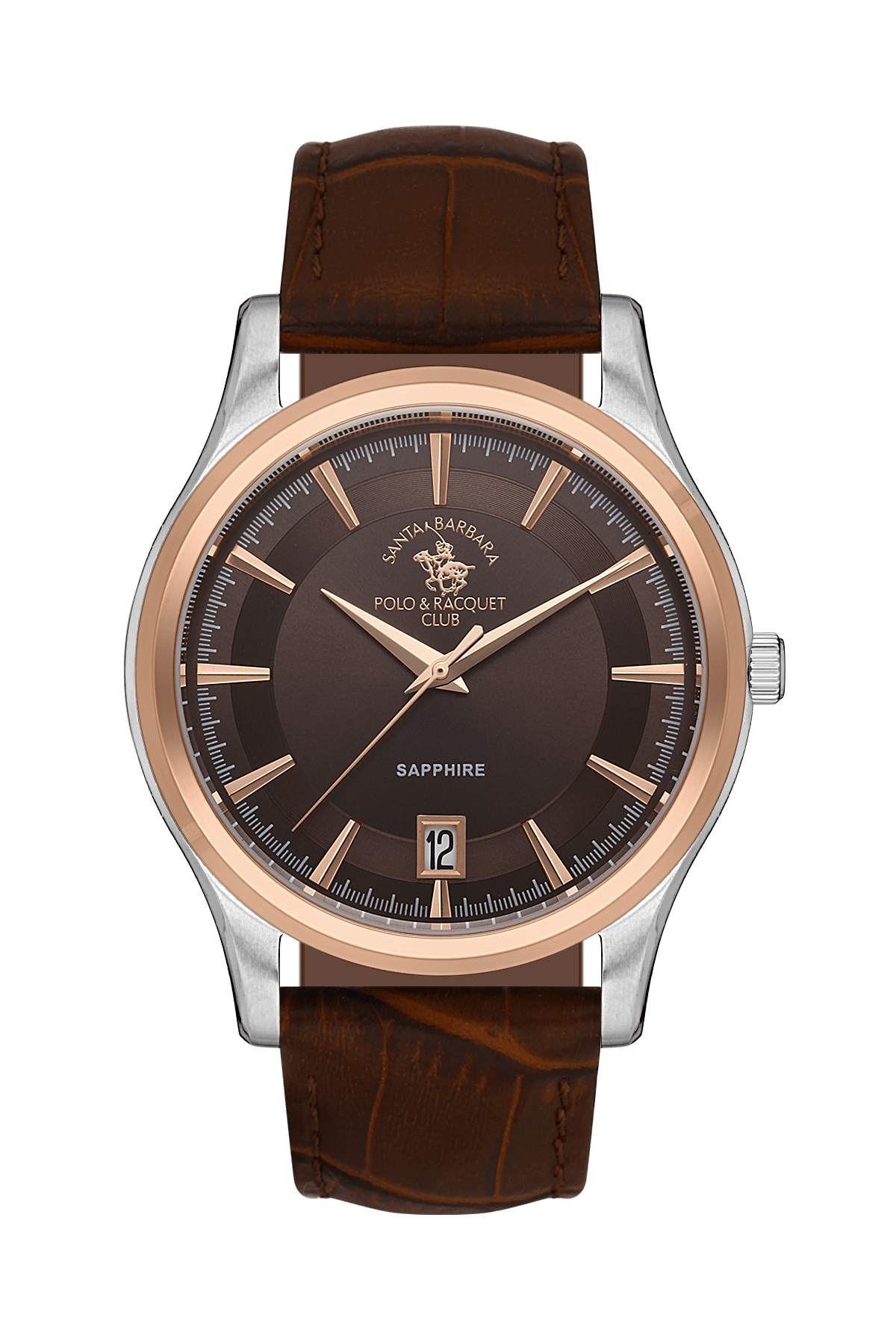 SANTA BARBARA MEN’S LEATHER WATCH SB.1.10507-4