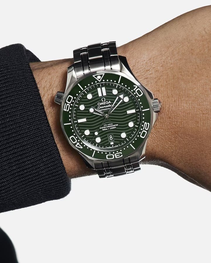 Omega Seamaster Diver 300M Master Chronometer Dressed in Green