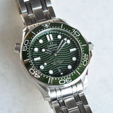 Omega Seamaster Diver 300M Master Chronometer Dressed in Green
