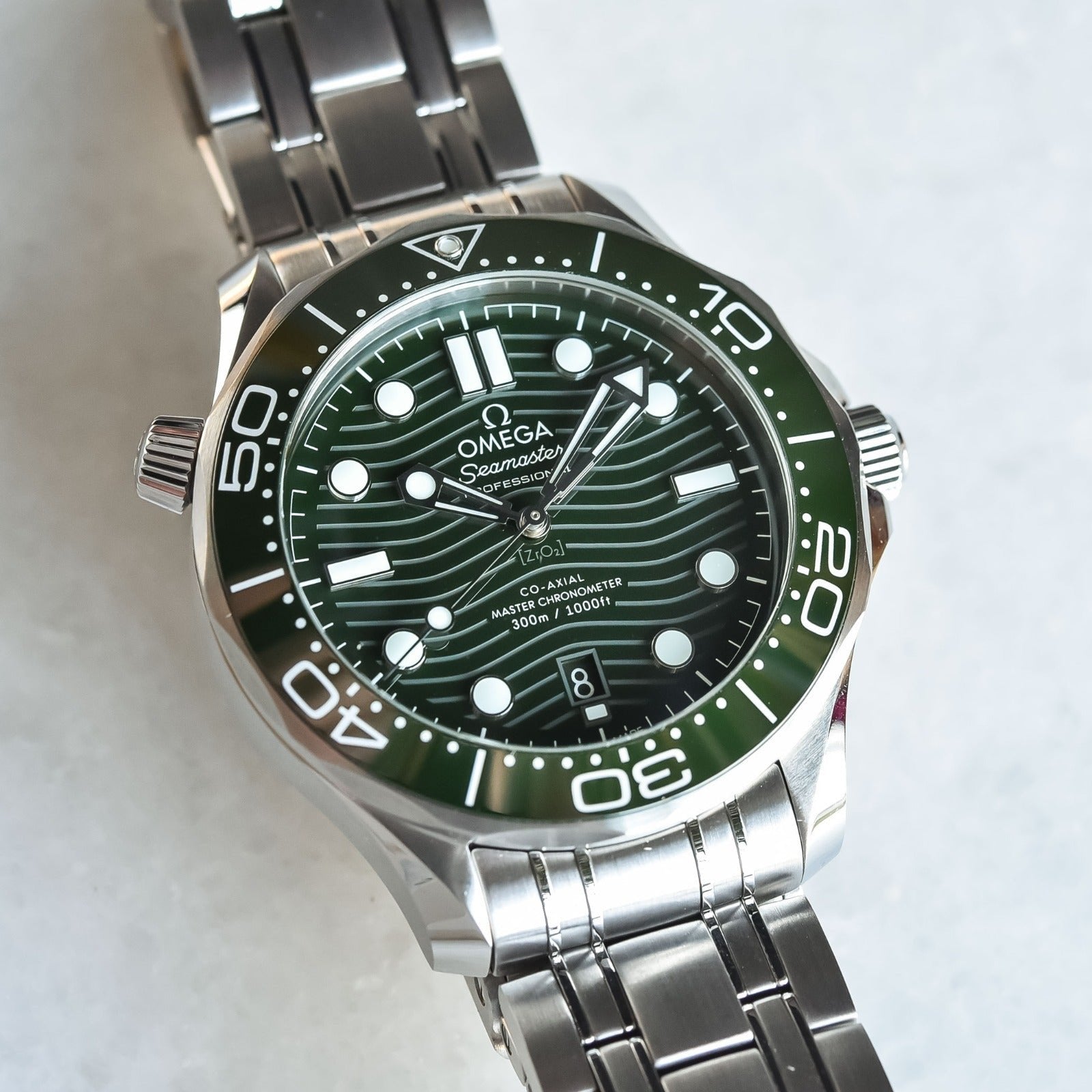 Omega Seamaster Diver 300M Master Chronometer Dressed in Green