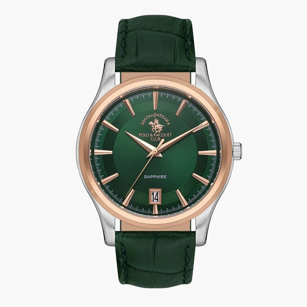 SANTA BARBARA MEN’S LEATHER WATCH SB.1.10507-5