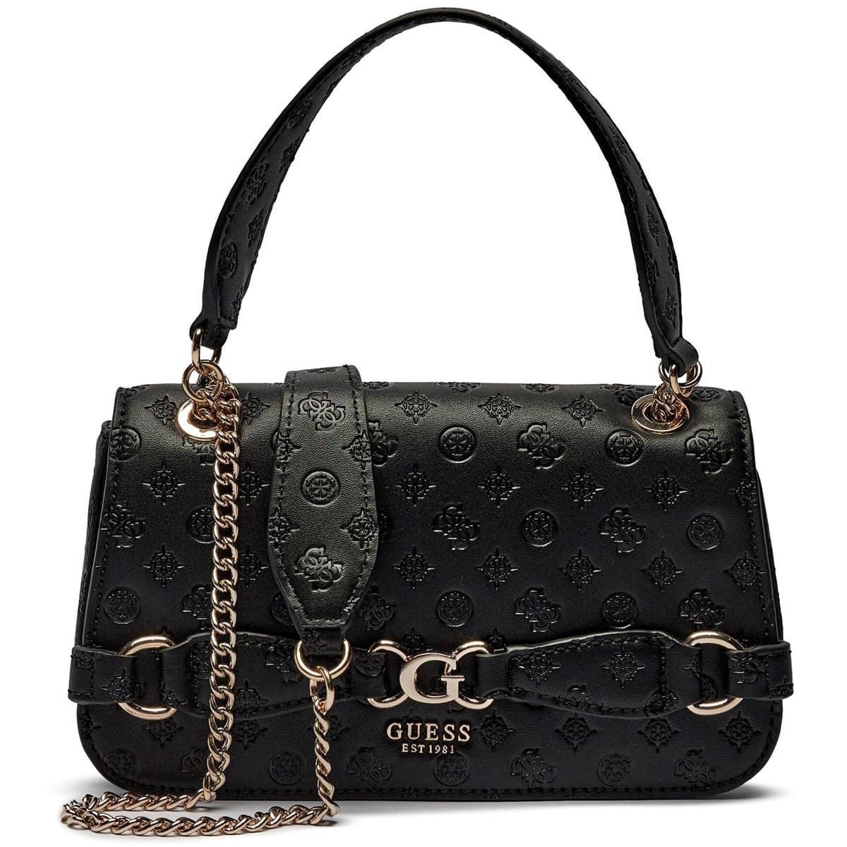 حقيبة كروس بودي سوداء من جيس Guess للنساء Hwpg9336210