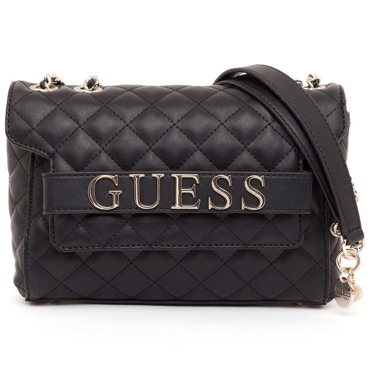حقيبة كروسبودي سوداء من Guess للنساء Hwvg7970210Bla