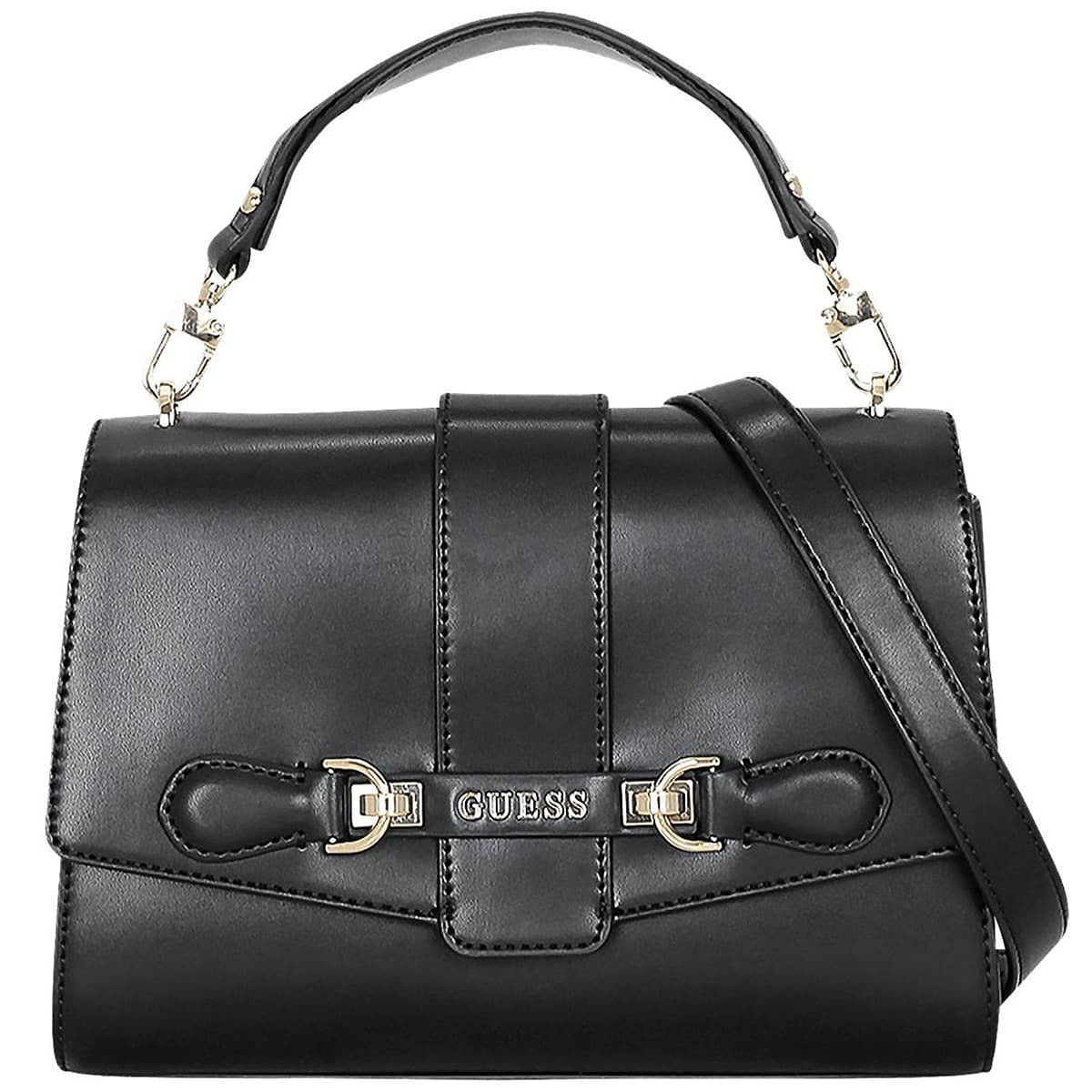 حقيبة يد نسائية سوداء من جيس Guess ، حقيبة كتف Hwvg95 00200