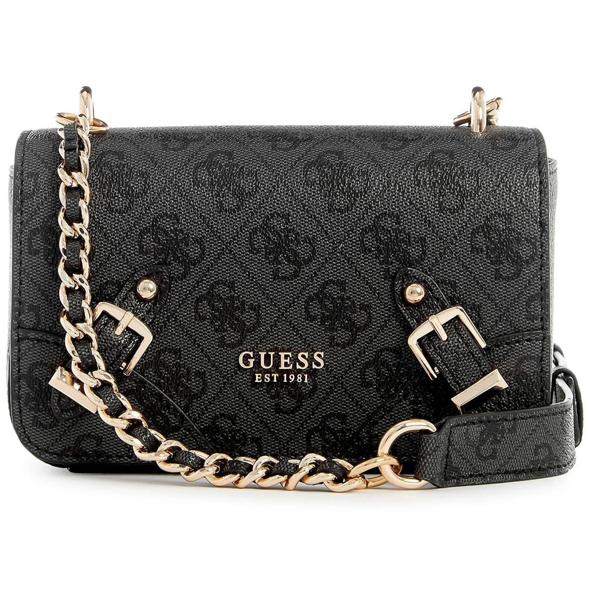 حقيبة كروسبودي نسائية من جيس Guess ، لون أسود فحمي ، موديل Hwsg87 44780