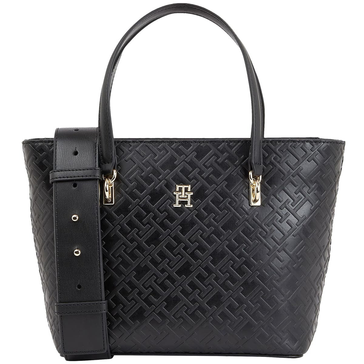حقيبة يد نسائية سوداء من تومي هيلفيغر Aw0Aw16002