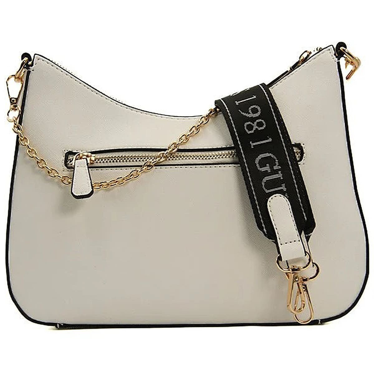 حقيبة كتف نسائية بيضاء من Guess ، موديل Hwzg78 79180