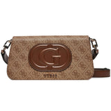 حقيبة كتف نسائية من جيس Guess بلون بني لاتيه ، موديل Hwesg951320