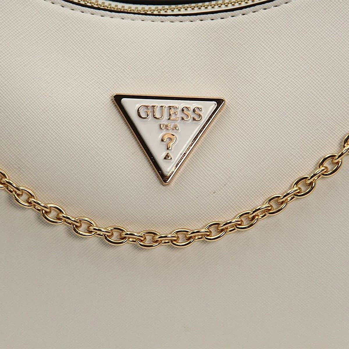حقيبة كتف نسائية بيضاء من Guess ، موديل Hwzg78 79180