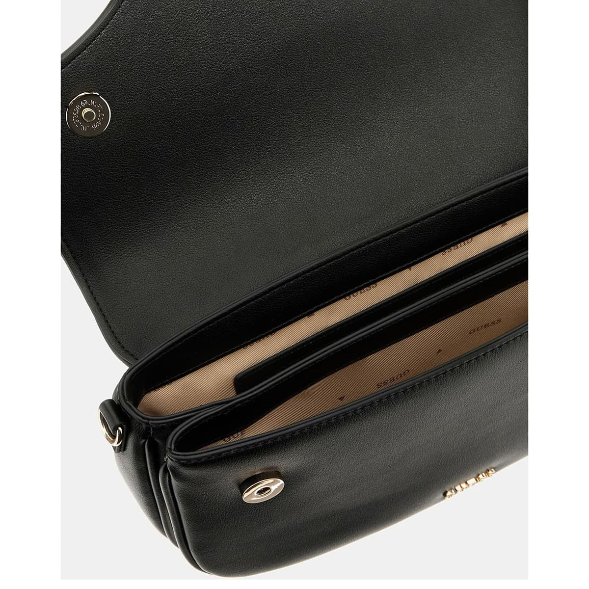 حقيبة يد نسائية سوداء من Guess ، حقيبة كتف Hwbg7993200