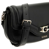 حقيبة يد نسائية سوداء من Guess ، حقيبة كتف Hwbg7993200