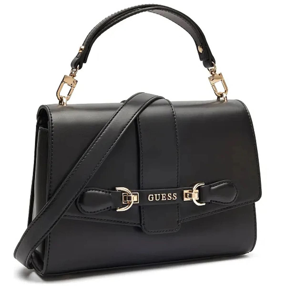 حقيبة يد نسائية سوداء من جيس Guess ، حقيبة كتف Hwvg95 00200