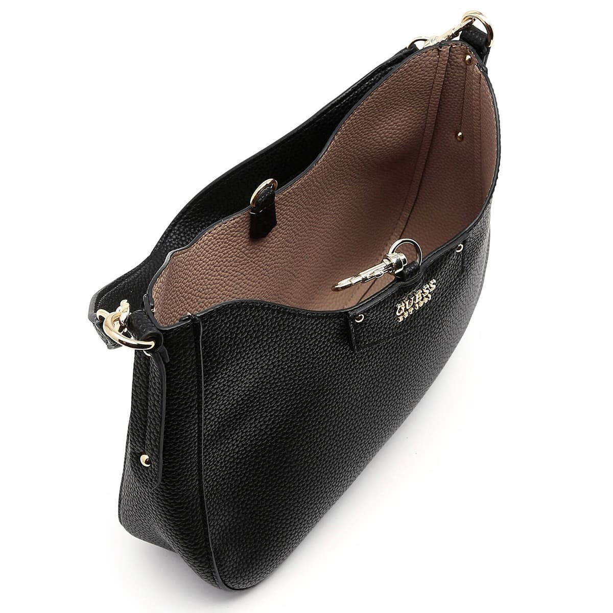 حقيبة كتف نسائية سوداء من جيس Guess ، موديل Hwevg839002