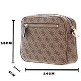 حقيبة كروس بودي نسائية من جيس Guess بلون بني لاتيه ، موديل Hwsg87 78140
