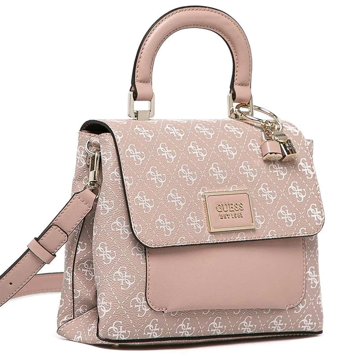 حقيبة يد نسائية وردية من جيس Guess ، موديل Hwsg79 66180