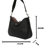 حقيبة كتف نسائية سوداء من جيس Guess ، موديل Hwevg839002