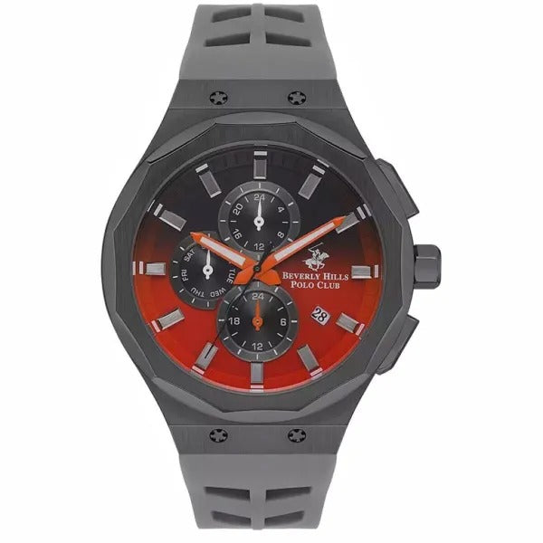 Beverly Hills Polo Club Men’s Multi Function Black And Red Dial Watch – BP3535X.006