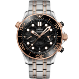 Omega Seamaster Diver 300M 44 mm steel ‑ Sedna gold on steel Sedna gold